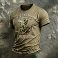 Veteran Print Men's Casual T-Shirt