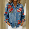 250th Anniversary Flowers Art Long-Sleeved Shirt