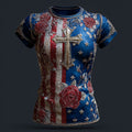 US 250th Anniversary Art Print Casual T-Shirt