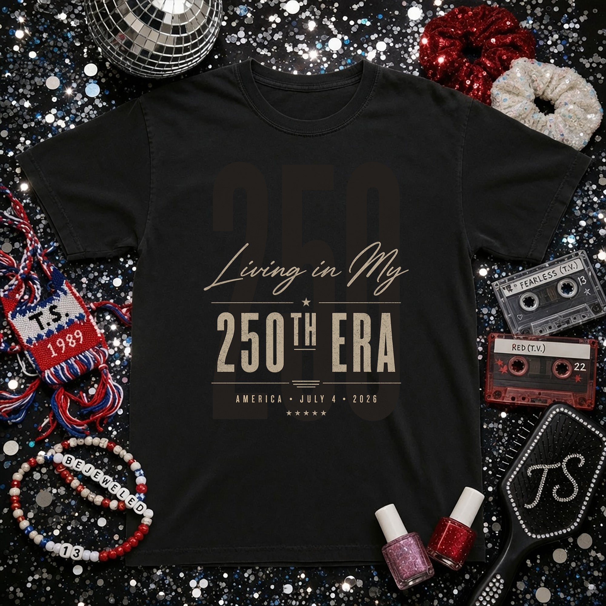 Living in my 250th ERA, America Semiquincentennial Comfort Colors Shirt