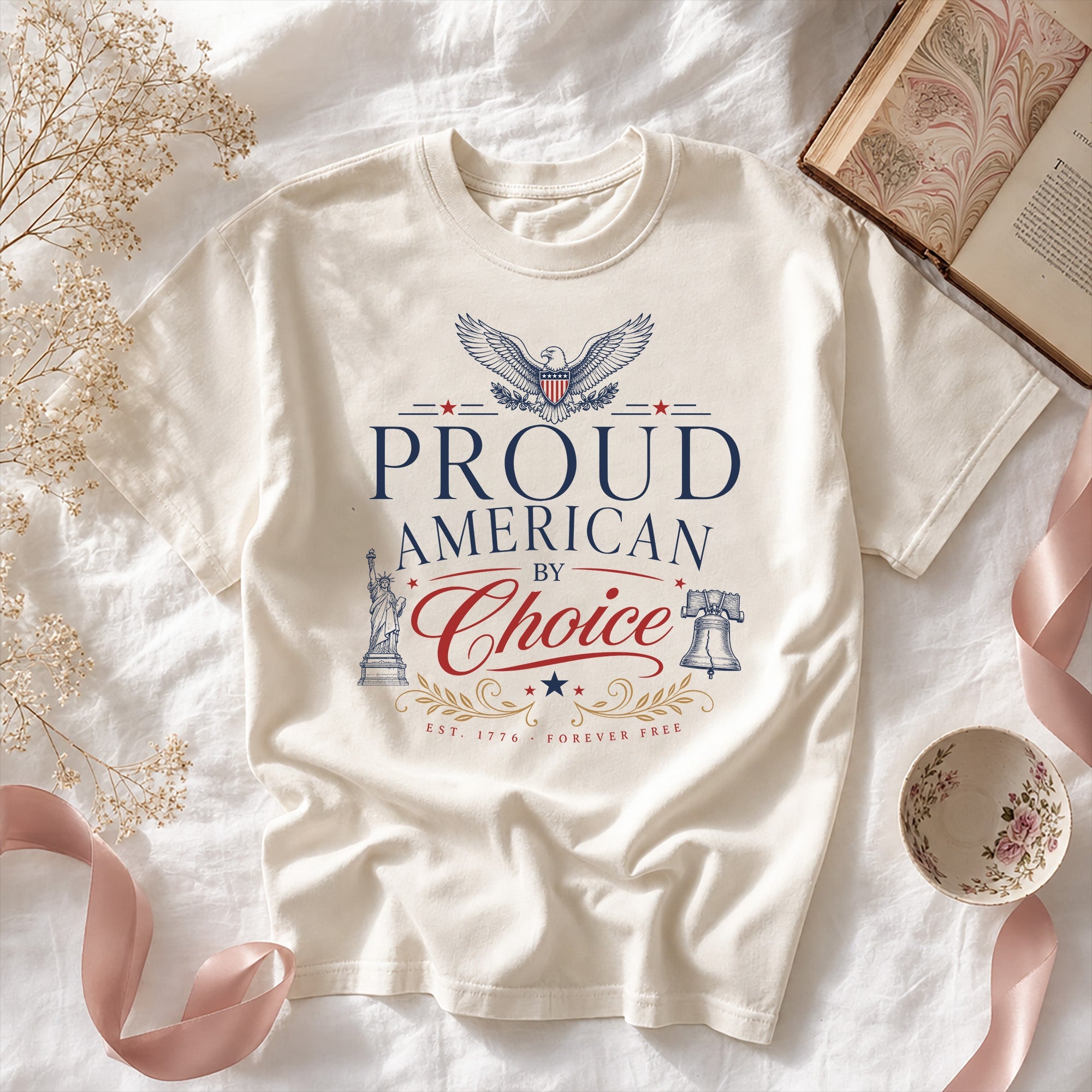 Proud American By Choice, New Citizens of America 250th Anniversary Shirt