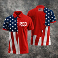 Red Friday Art Print Men's Polo Shirt
