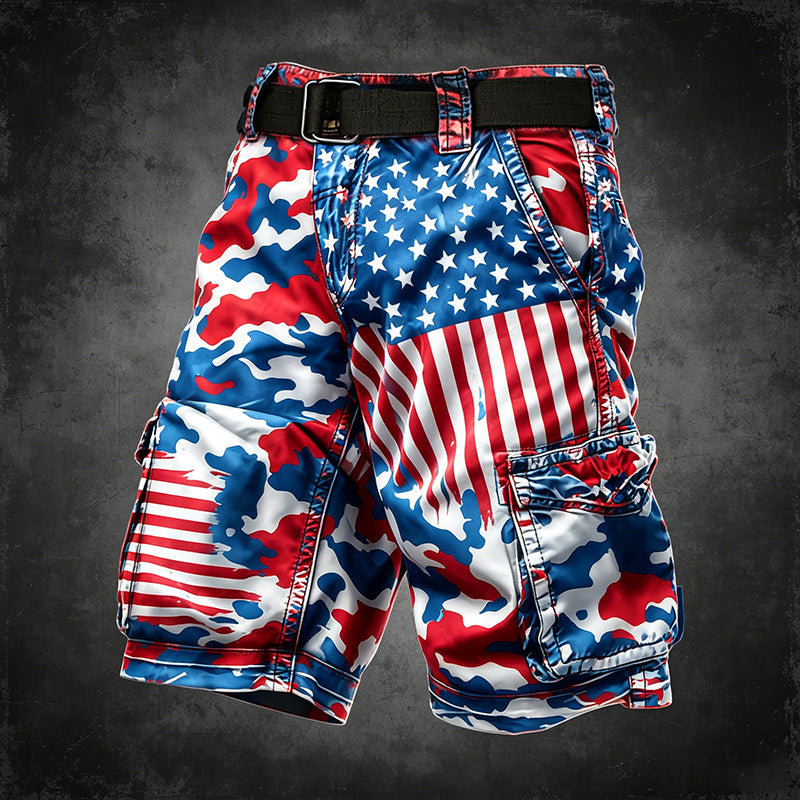 Men's Camouflage Print Casual Cargo Pants