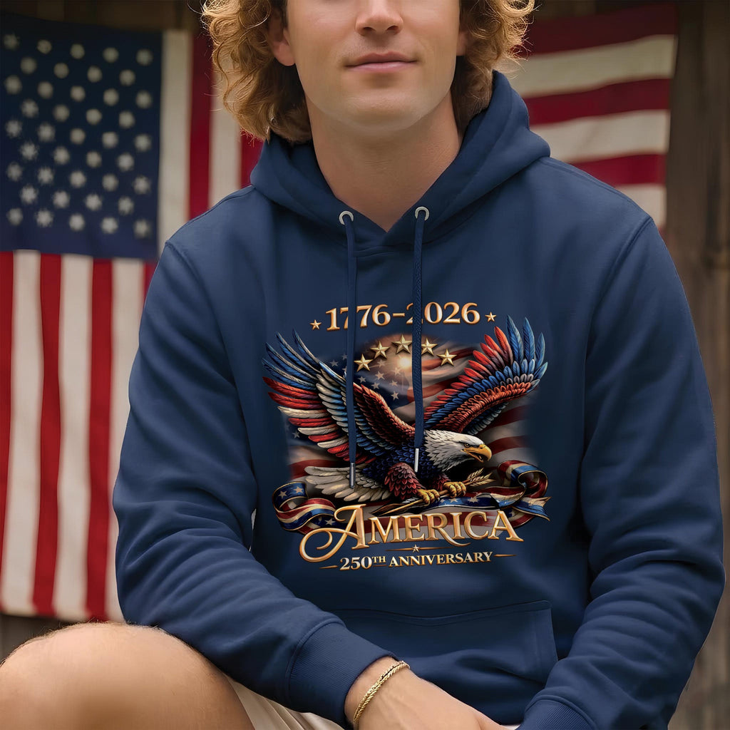 USA 250th Anniversary Eagle Shirt 1776–2026 – Patriotic American Eagle Unisex