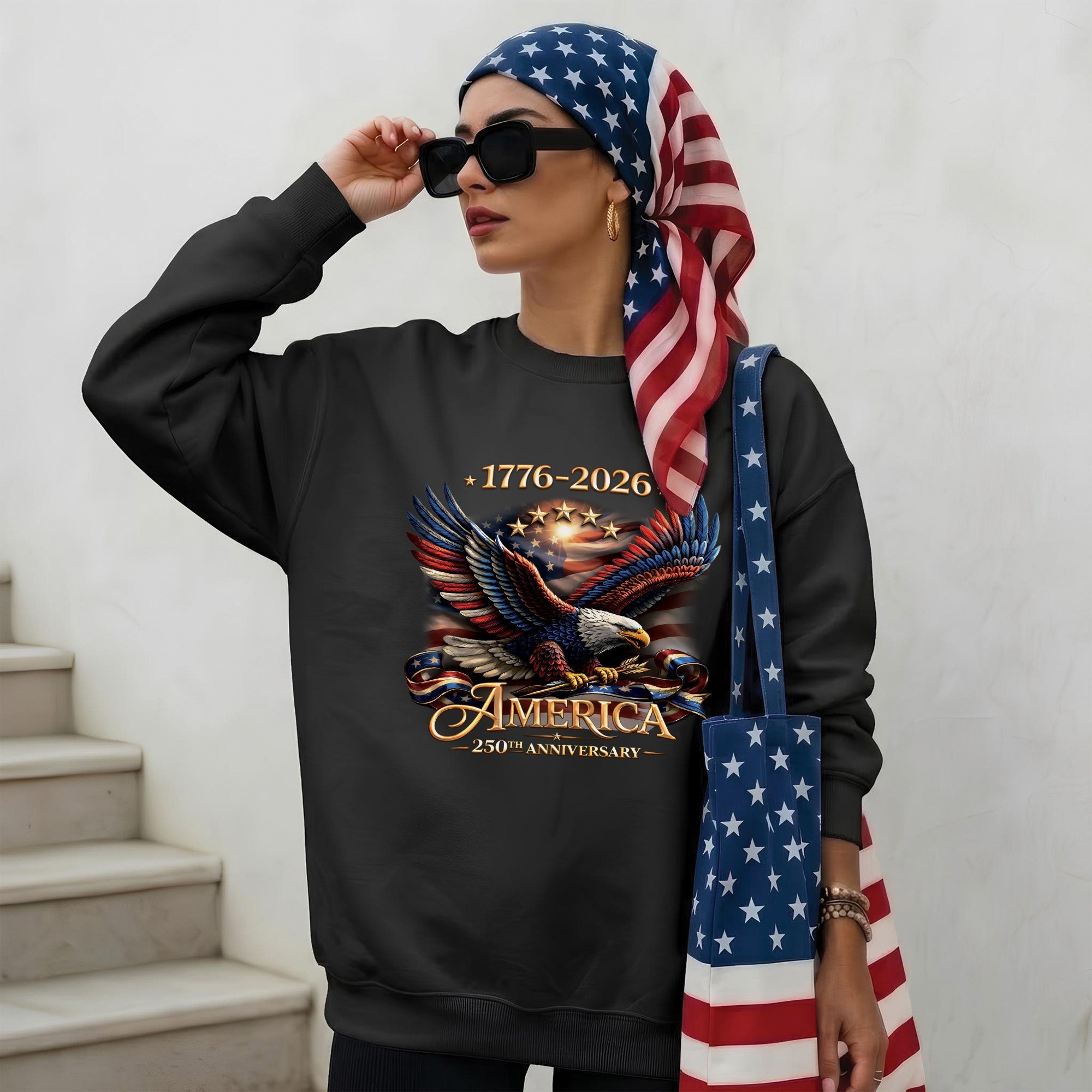 USA 250th Anniversary Eagle Shirt 1776–2026 – Patriotic American Eagle Unisex