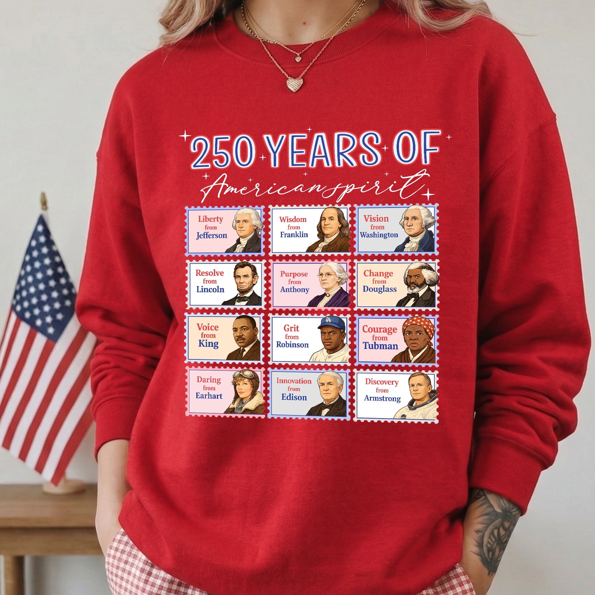 Historical Figures in America 250 Years of American Spirit