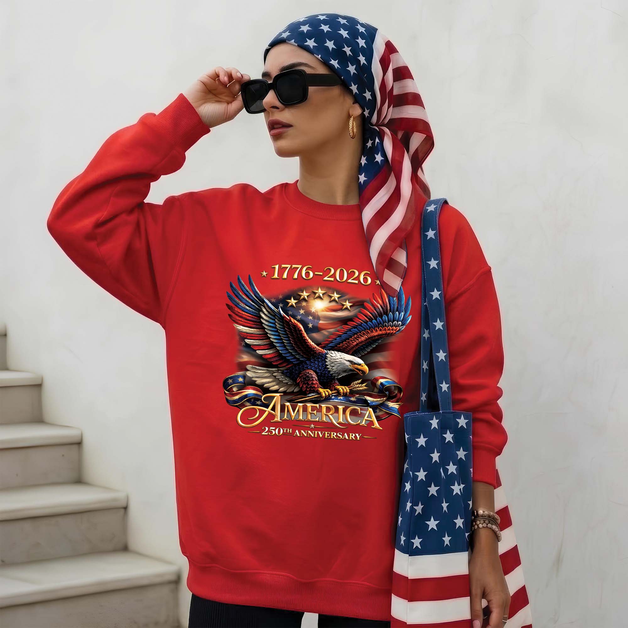 USA 250th Anniversary Eagle Shirt 1776–2026 – Patriotic American Eagle Unisex