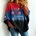 Women's USA 250th Anniversary - Freedom Stars Art Print T-Shirt