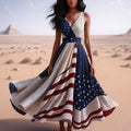 Women's US 250th Anniversary Print Casual Dress