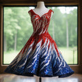 Women's 250th Anniversary Art Print Casual Dress