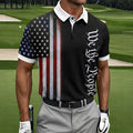 US 250th Anniversary Print Men's Polo Shirt