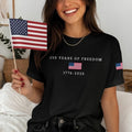 Women's America Flag Print T-shirt