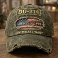 Veteran DD-214 Art Casual Printed Hat