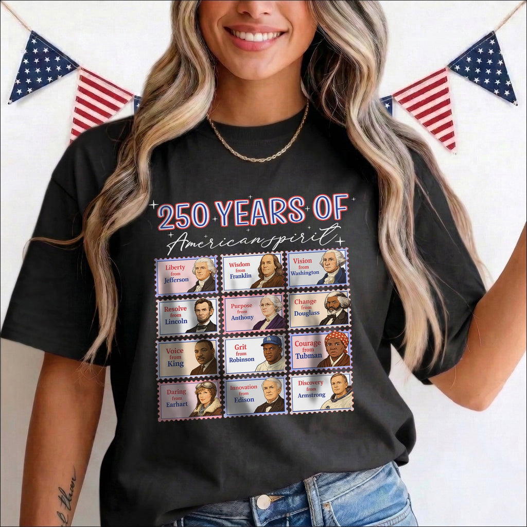 Historical Figures in America 250 Years of American Spirit