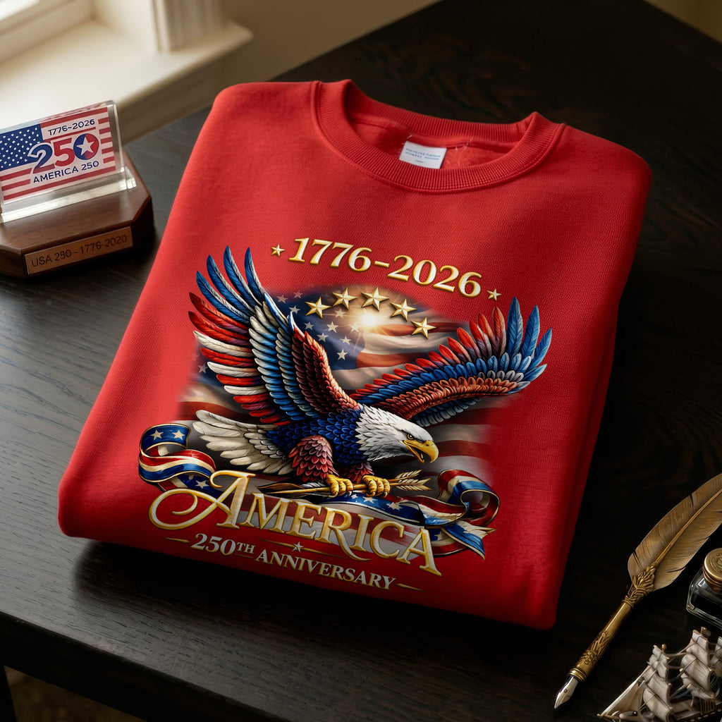 USA 250th Anniversary Eagle Shirt 1776–2026 – Patriotic American Eagle Unisex