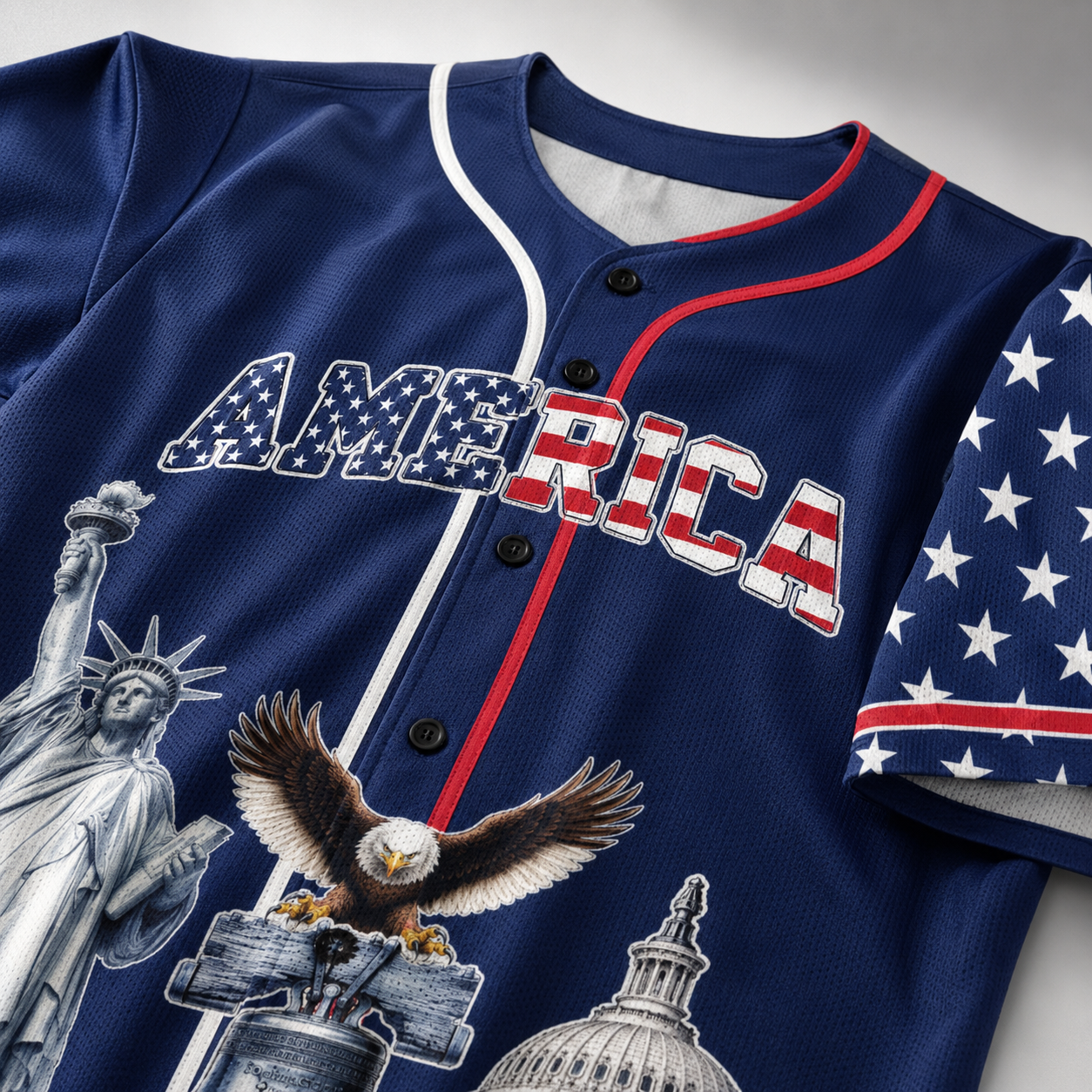 America 250th Anniversary Baseball Jersey Shirt, 1776-2026 Patriotic USA Jersey