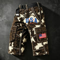 Men's Retro 250th Anniversary Print Casual Cargo Pants