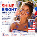 🔥50% OFF 🔥 2026 Independence Day Glitter Stick – Red, White & Blue Sparkle 🎆