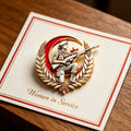Women in Service Tribute Pin Memorial Brooch