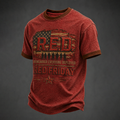 Men's "Red Friday" American Retro Commemorative T-Shirt