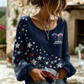 Women's 250th Anniversary Art Printed Casual Top