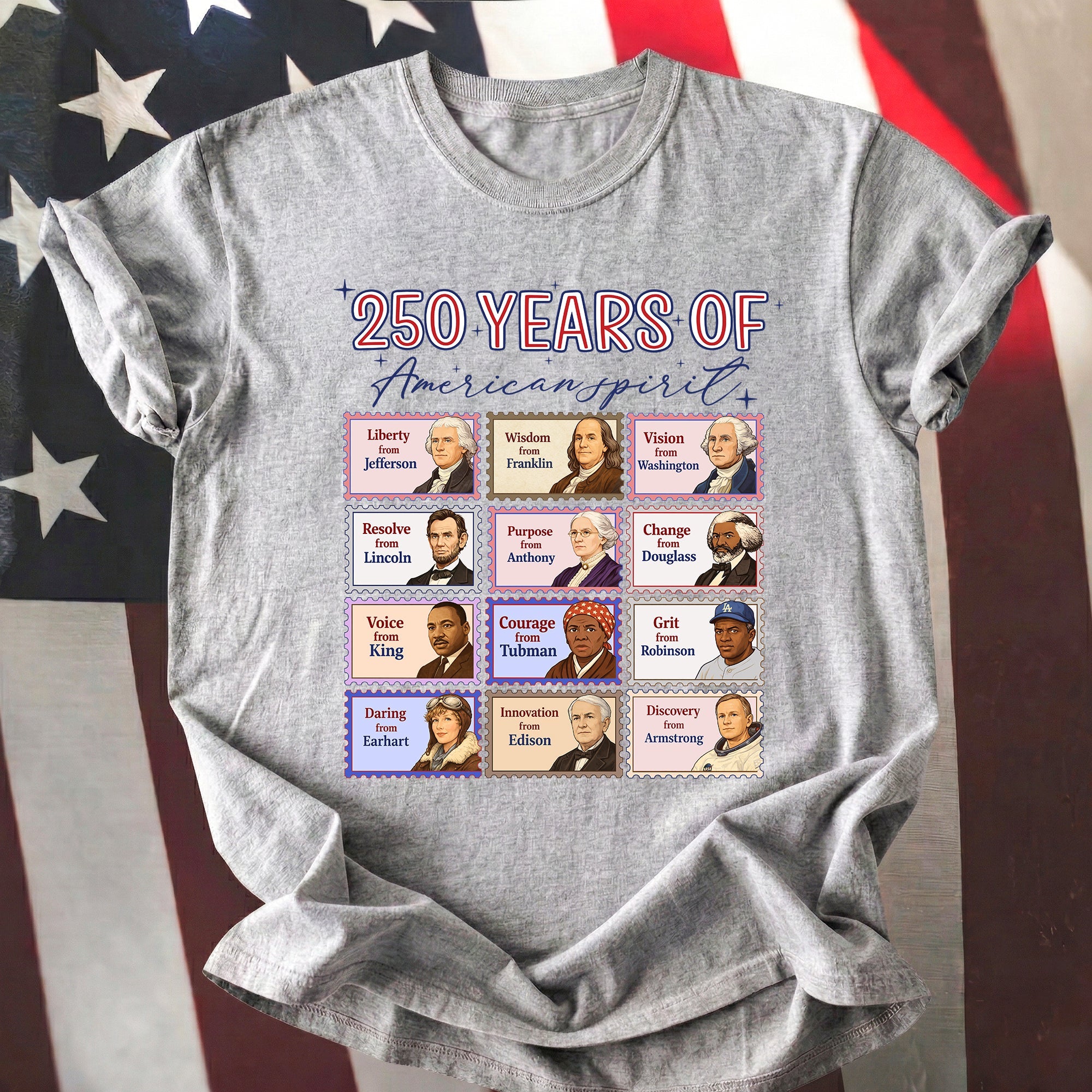 Historical Figures in America 250 Years of American Spirit
