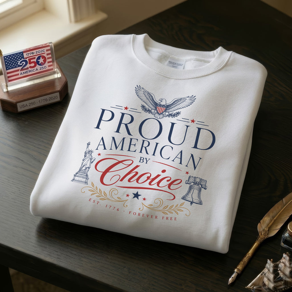 Proud American By Choice, New Citizens of America 250th Anniversary Shirt