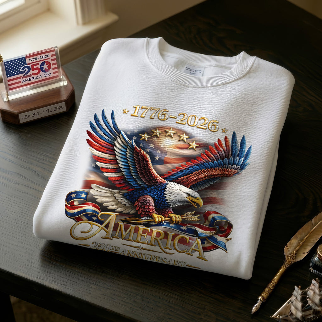 USA 250th Anniversary Eagle Shirt 1776–2026 – Patriotic American Eagle Unisex