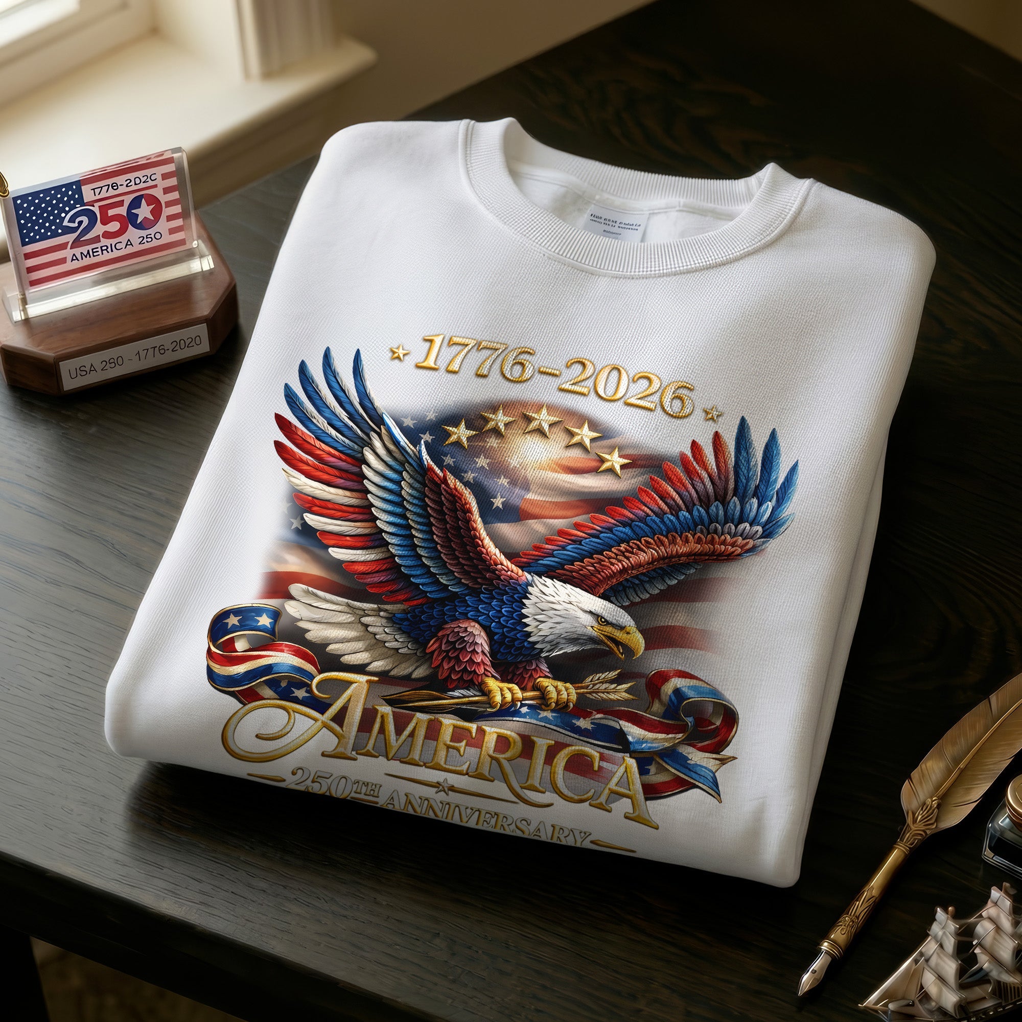 USA 250th Anniversary Eagle Shirt 1776–2026 – Patriotic American Eagle Unisex