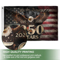 We The People 250 Years Flag 1776¨C2026 ¨C Eagle Patriotic American D¨¦co
