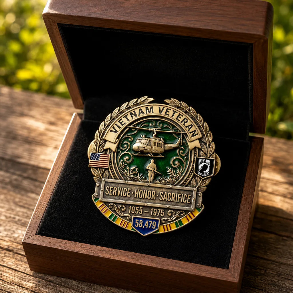 🦅LAST DAY 50% OFF - 🎖️Vietnam Veteran Honor Commemorative Pin