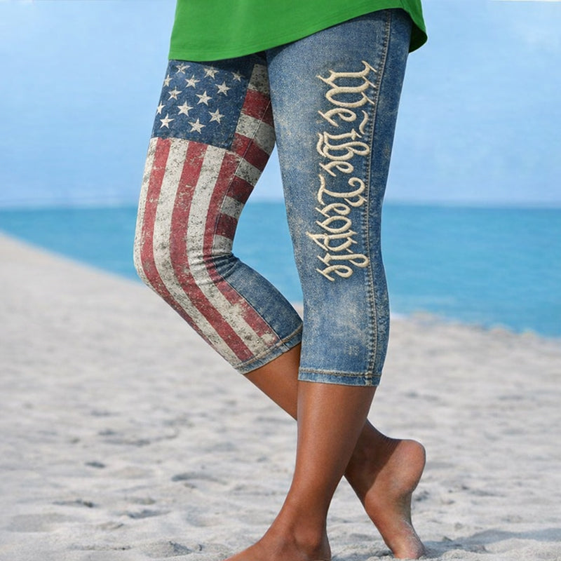 US 250th Anniversary Print Leggings