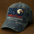 US 250th Anniversary Vintage Art Printed Casual Hat