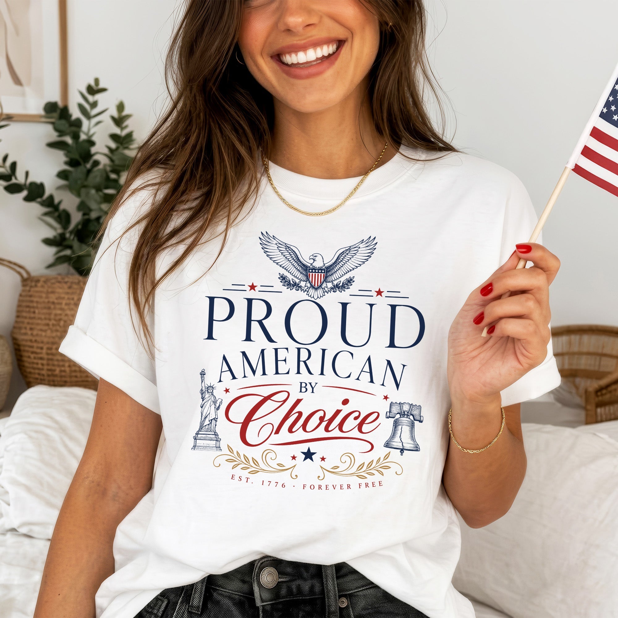 Proud American By Choice, New Citizens of America 250th Anniversary Shirt