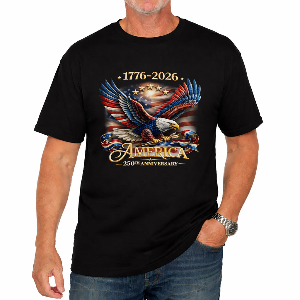 USA 250th Anniversary Eagle Shirt 1776–2026 – Patriotic American Eagle Unisex