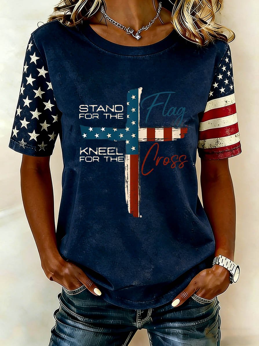 Women's Retro American 250th Anniversary Short-Sleeve T-Shirt