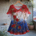 Women's 250th Anniversary Print Casual Top