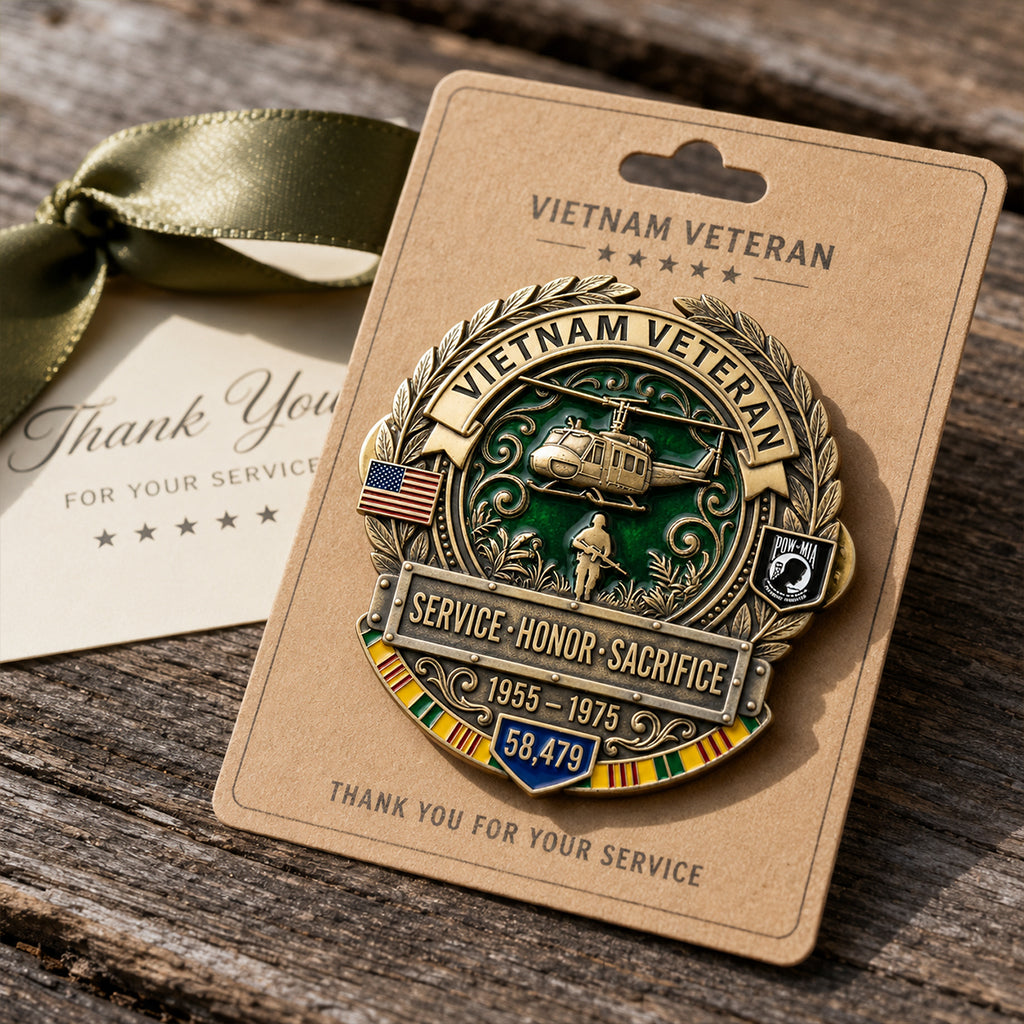 🦅LAST DAY 50% OFF - 🎖️Vietnam Veteran Honor Commemorative Pin