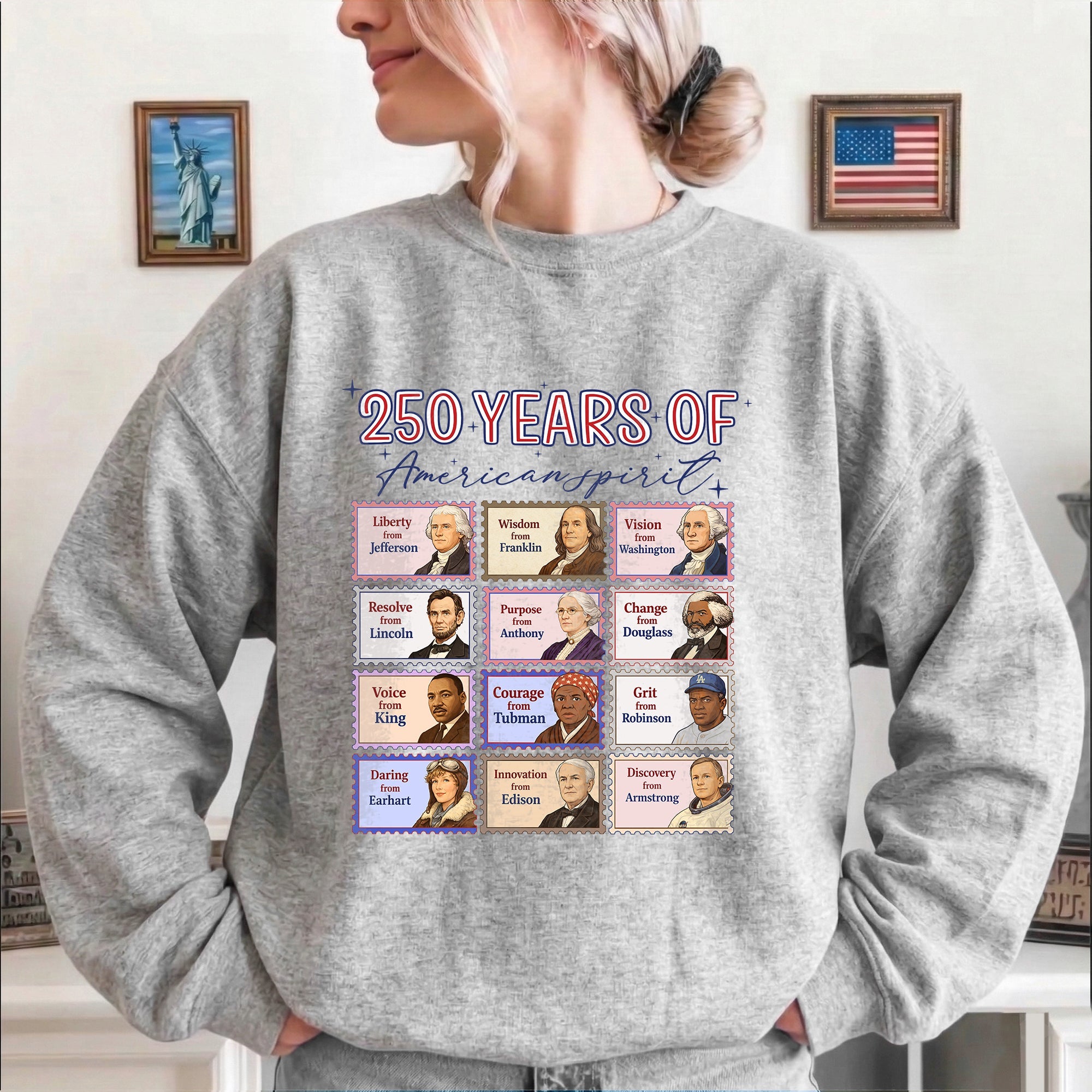 Historical Figures in America 250 Years of American Spirit
