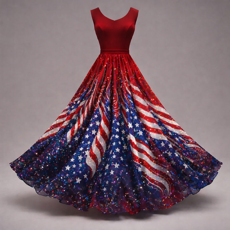 250th Anniversary Art Print Sleeveless Dress