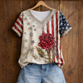 250th Anniversary Print Casual T-Shirt