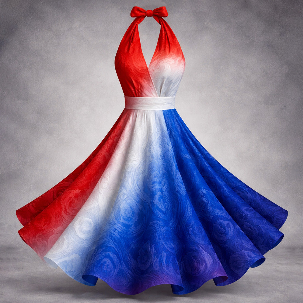 US 250th Anniversary Art Print Casual Dress