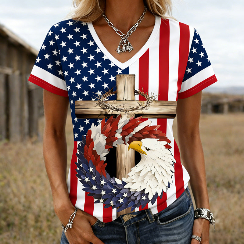 Women's 250th Anniversary ArtPrint Casual T-Shirt