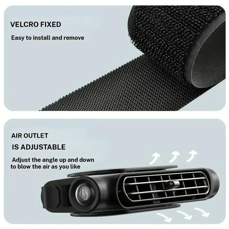 🔥LAST DAY SALE 59% OFF 🏆 Car Seat Fan 🌬️ – 3-Speed Clip-On Fan | USB-C Charging ⚡ for Cars 🚗, Golf Buggies 🛺 & Campervans 🏕️
