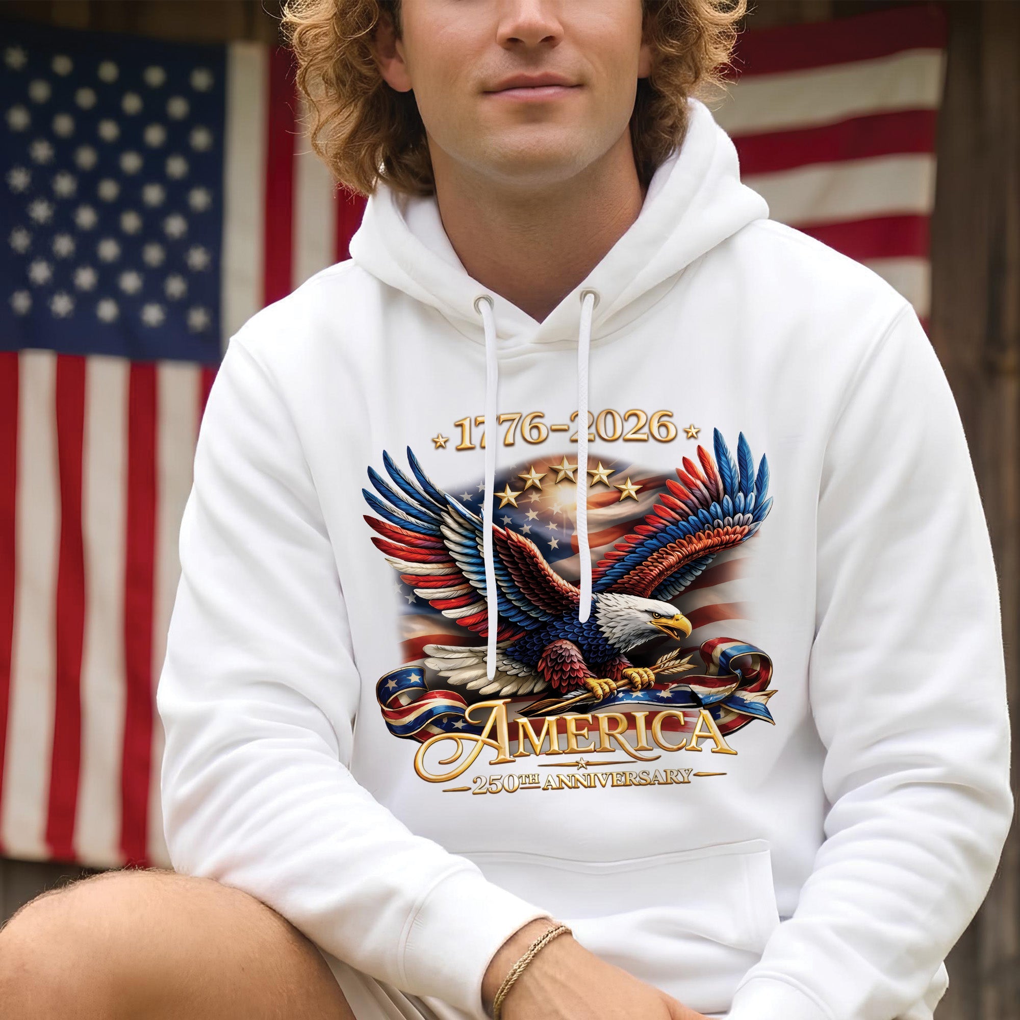 USA 250th Anniversary Eagle Shirt 1776–2026 – Patriotic American Eagle Unisex