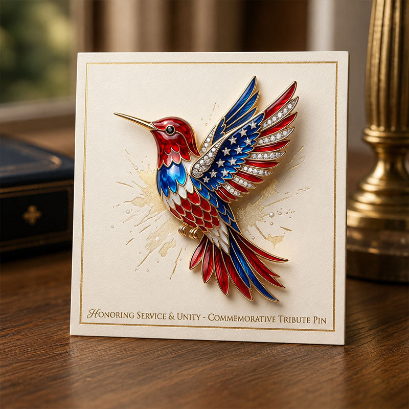 American Honoring Service & Unity Commemorative Pin