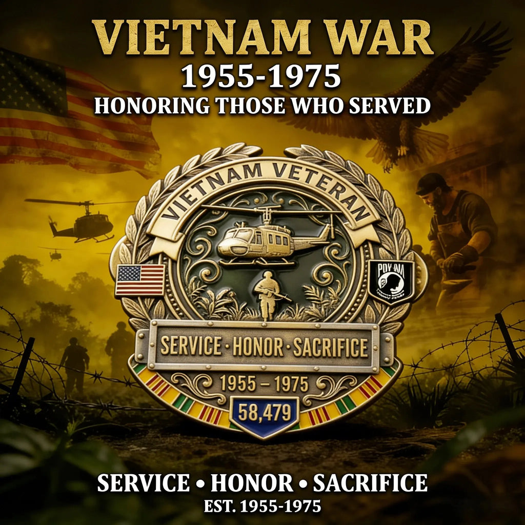 🦅LAST DAY 50% OFF - 🎖️Vietnam Veteran Honor Commemorative Pin