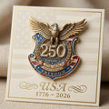 US 250th Anniversary Brooch Pin