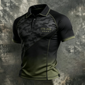 Men's Vintage 1776-2026 Camo Fashion Polo Shirt for 250th Independence Celebration