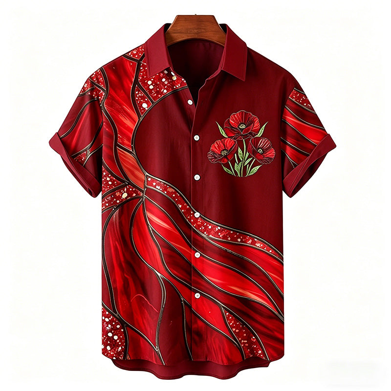 Poppy Floral Print Matching Couple Outfits Product